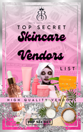 Top Secret Skincare Vendors List