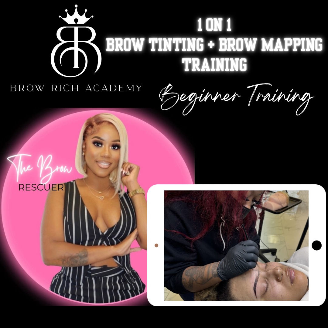 (1 ON 1) Brow Tinting + Mapping Training