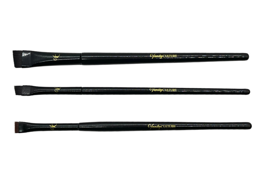 Brow Rescue Pro - Ultra Flat Precision Brush Set (3 pc Set)