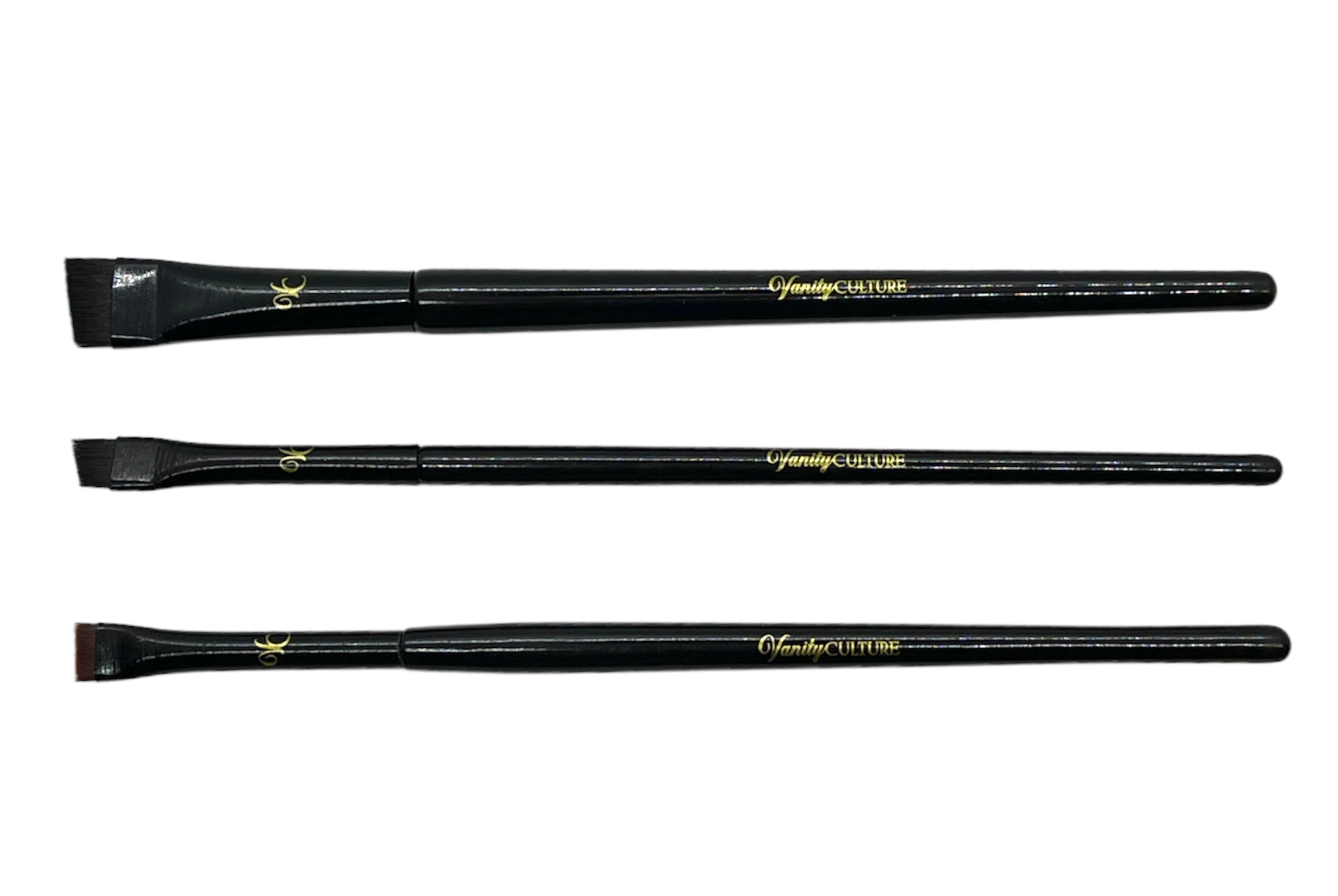 Brow Rescue Pro - Ultra Flat Precision Brush Set (3 pc Set)